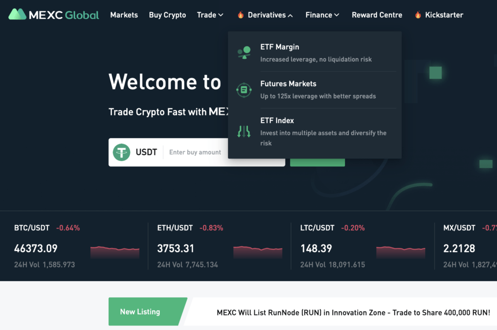 MEXC期货交易入口