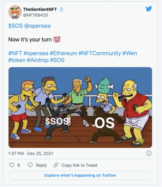 SOS 代币上市 – 他们正在大声呼喊“SOS”