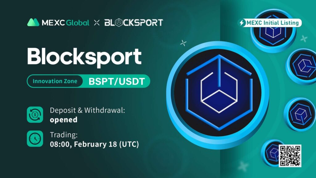 BlockSport 代币 (BSPT) 在 MEXC 上线，我们迫不及待地想体验更多